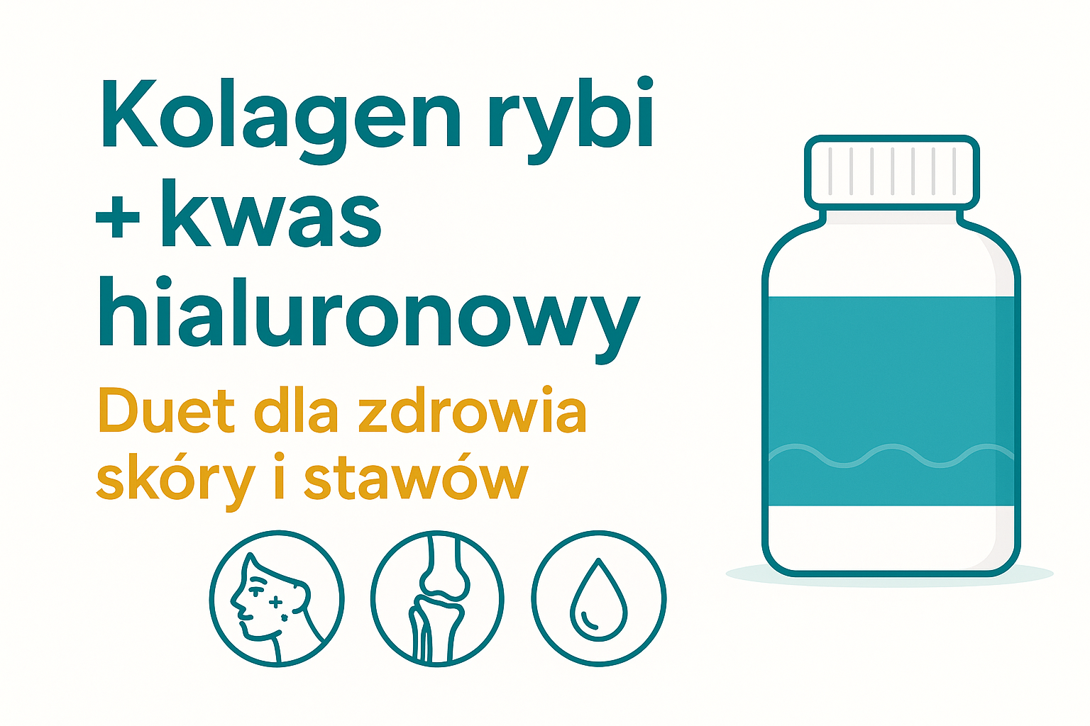 Kolagen rybi z kwasem hialuronowym – duet dla zdrowia skóry i stawów