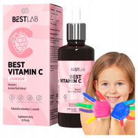 Best Lab Best Vitamin C Junior BestLab Witamina C Dla Dzieci od 6m+ 50ml