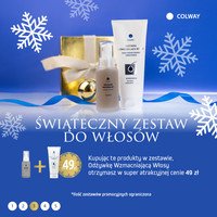 ŚWIĄTECZNY ZESTAW DO WŁOSÓW - KOLAGEN GRAPHITE 100 ML + ODŻYWKA WZMACNIAJĄCA DO WŁOSÓW W SUPER CENIE