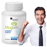 Aliness Magtein L-Treonian magnezu 60 tab MAGNEZ Pamięć KONCENTRACJA Stres