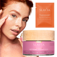 Peptydowy krem pod oczy na zmarszczki SLAVIA COSMETICS + GRATIS