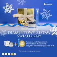 DIAMENTOWY ZESTAW ŚWIĄTECZNY - KREM BIAŁY DIAMENT + KREM POD OCZY BLUE DIAMOND W SUPER CENIE